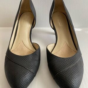Naturalizer Black Textured Heels size 8